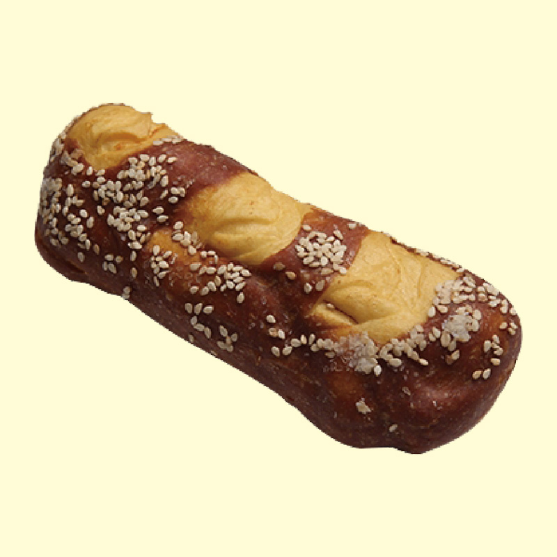 Rawhide duck bread with sesame
