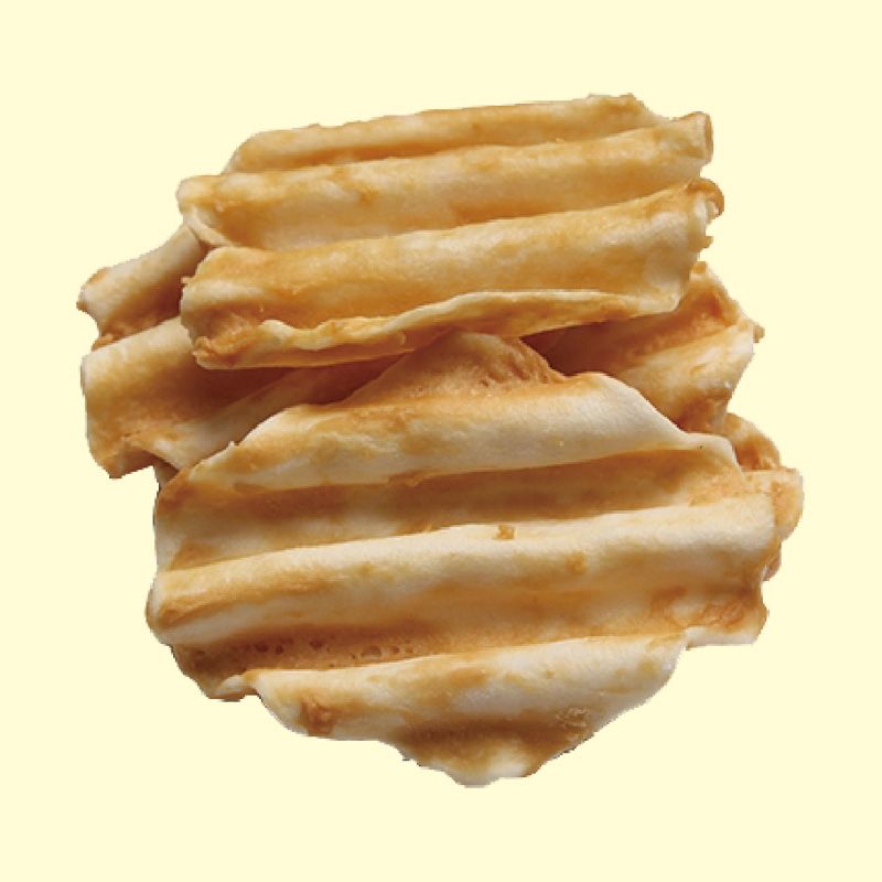 Rawhide wave chips with chicken sauck