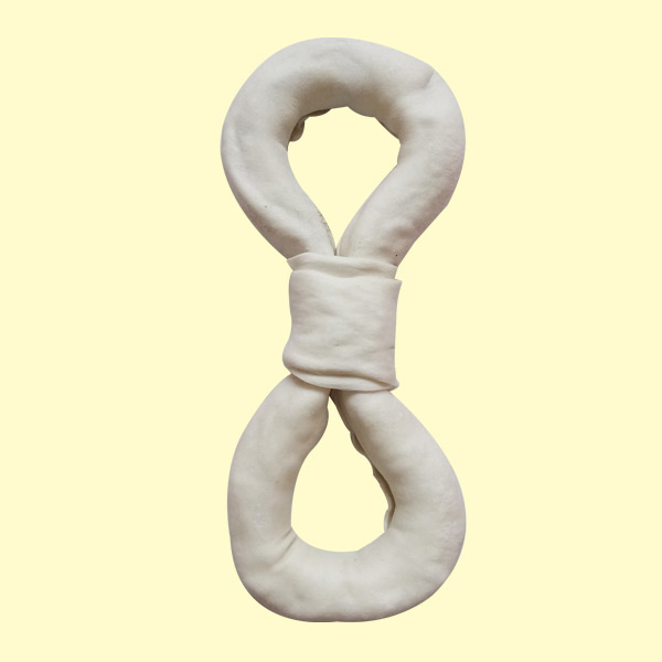Expanded rawhide ring