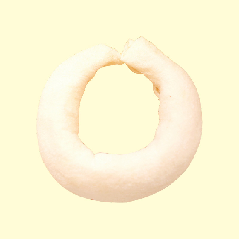 Expanded rawhide ring